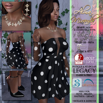 Second Life Marketplace - .: AlmaMiranda :. New Trend Dress & Heels